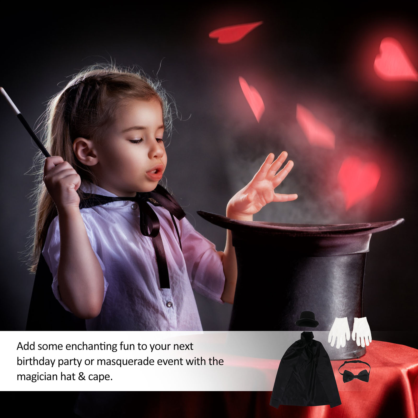 Kids' Magician Role Play Set - Costume for Party Fun