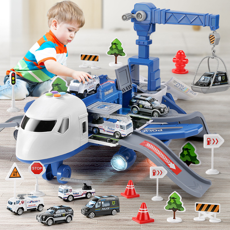 Aircraft Transformer Toy: Music and Track Adventures for Kids