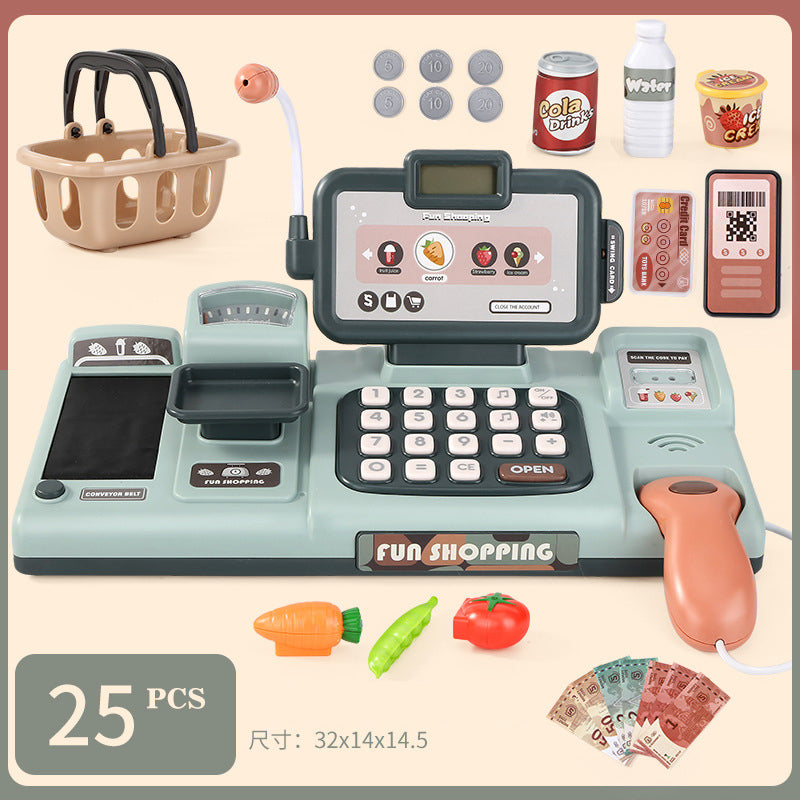 Kids' Shopping Cash Register and Supermarket Toy Set