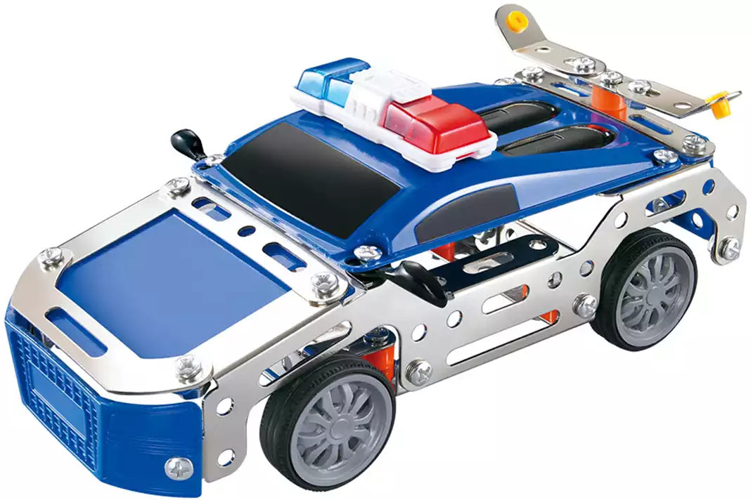 Metal Police Car Constructor: Build Your Own Adventure!