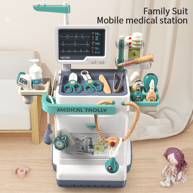 Little Healers' Clinic: Simulation Doctor Play Toy Set with Medical Tools and Puzzles