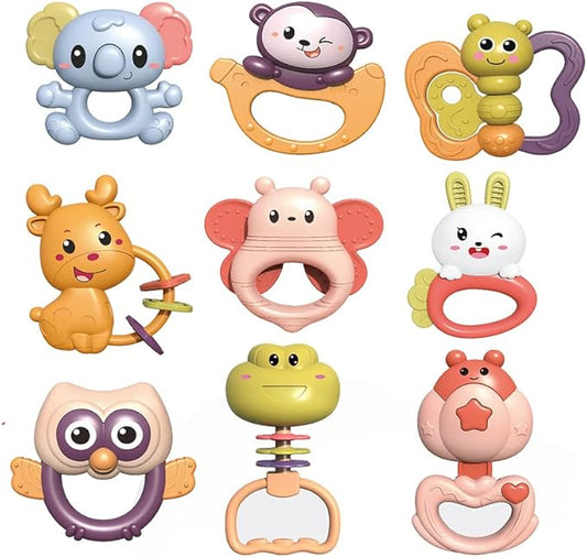 Baby Rattle 9pc Play set