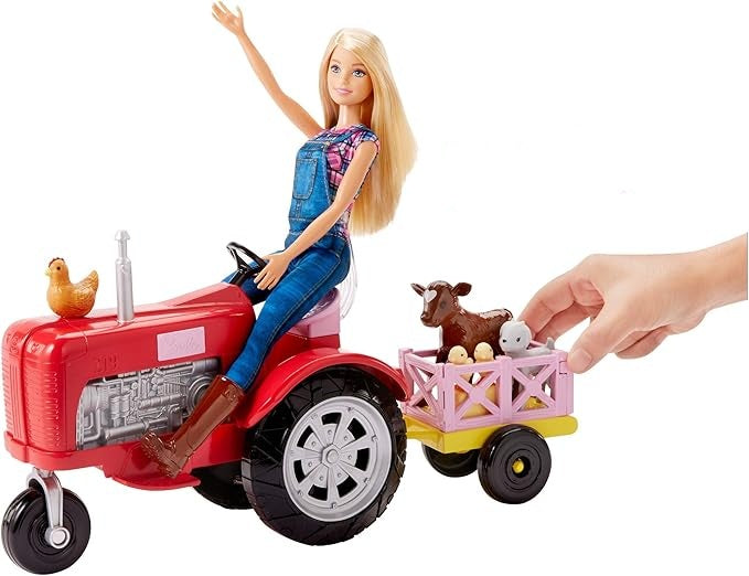 Barbie Doll & Tractor