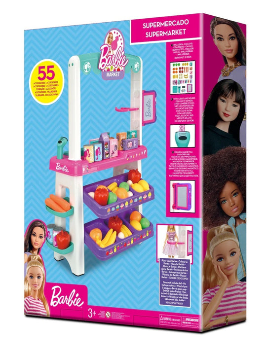 Barbie Supermarket With Light And Sound 55 Pcs