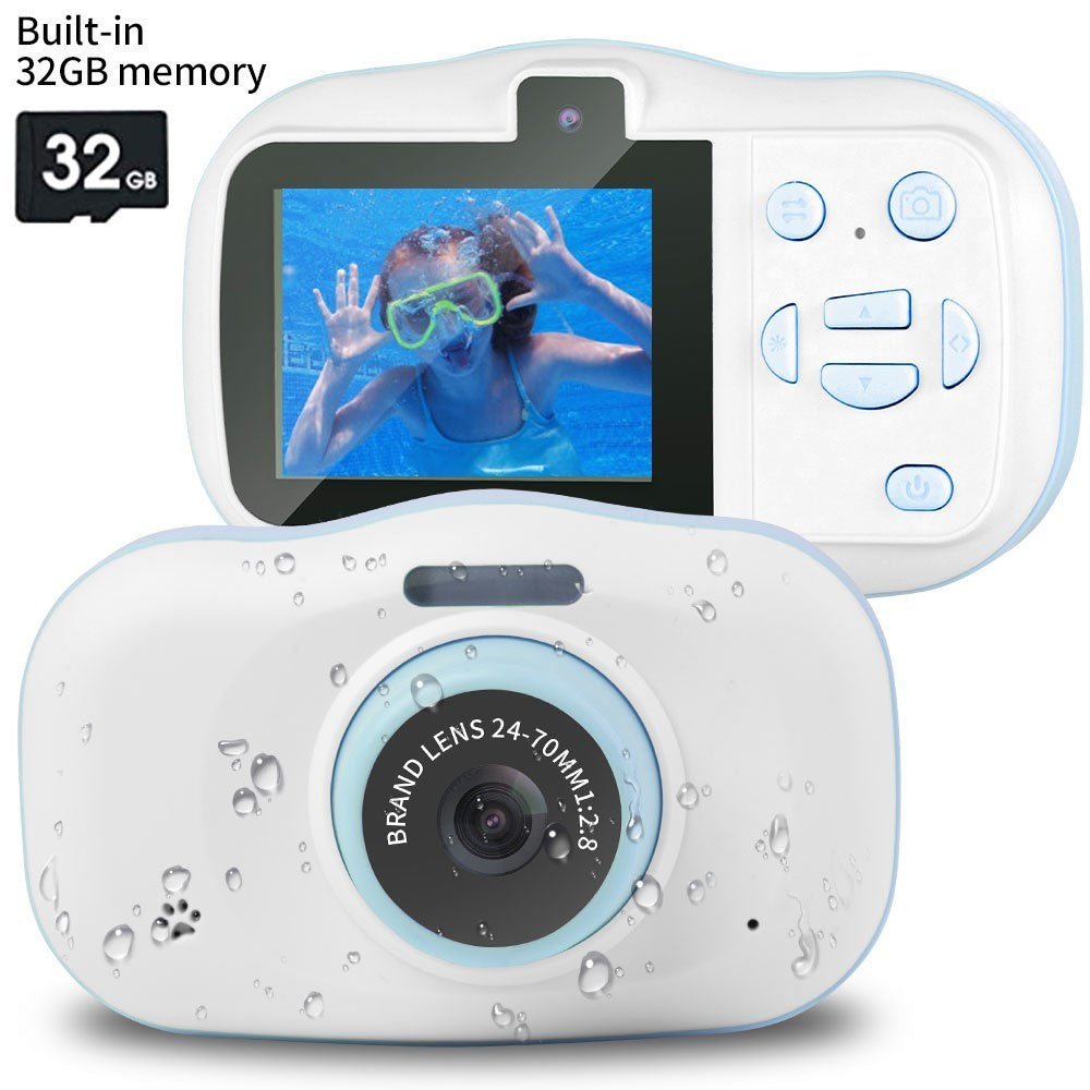 Waterproof Mini Selfie Kid Camera: Capture Adventures and Memories!