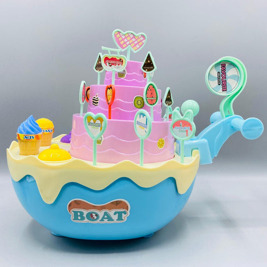 Cake Boat With Light and Sound