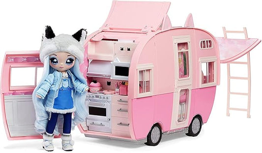 Car Vehicle For Fashion Dolls With Cat Ears & Tail