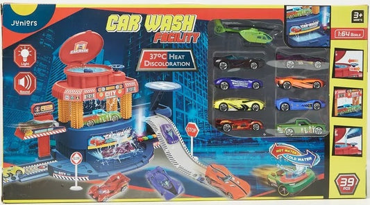 Car Wash Facility Station with 39 Pcs