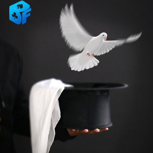 Dove Hat and Disappearing Scarf Magic Set - Professional Magician Props