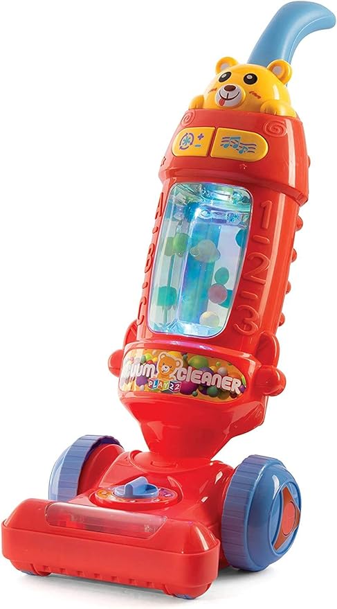 Kids Vacuum Cleaner Toy for Toddler with Lights & Sounds Effects & Ball-Popping Action