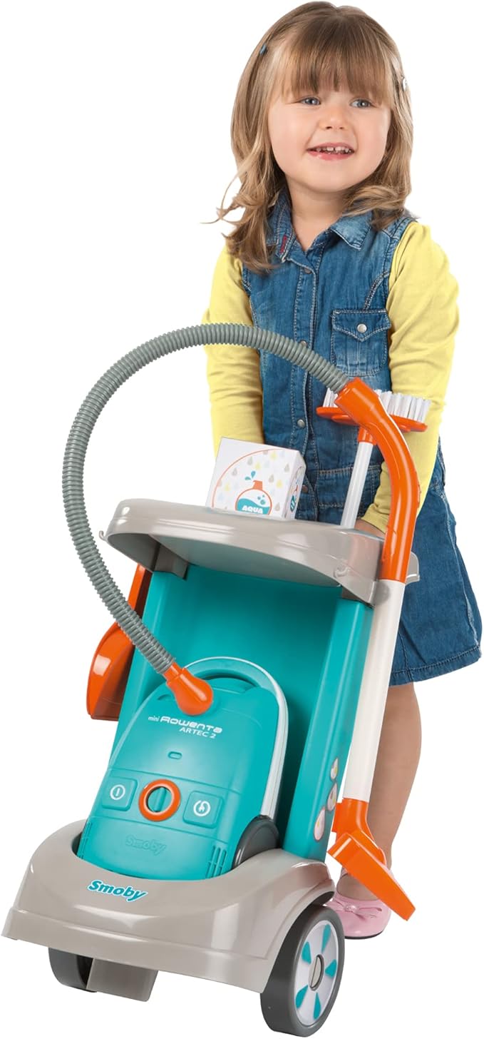 Cleaning Trolley with Vacuum Cleaner