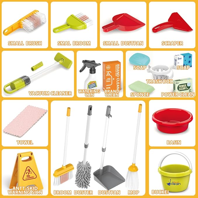 Kids Cleaning Set 29 Piece