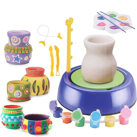 DIY Pottery Art Wheel Play Toy Set