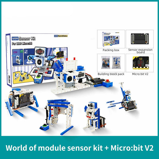 Microbit V2 Coding Robot Car Kit