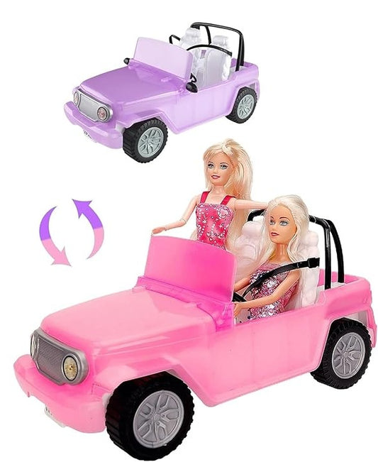 Doll Color Change Car (set of 2 Cars)