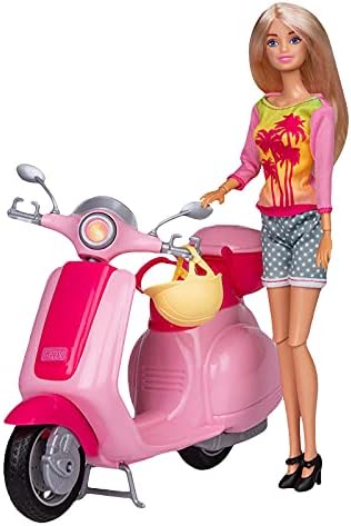 Doll with Scooter