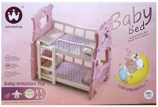 Double Deck Bed With Dolls Baby