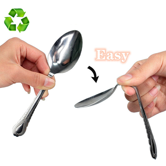 Mind Control Spoon Bend Magic Trick Set - Fun Party Puzzle Toy