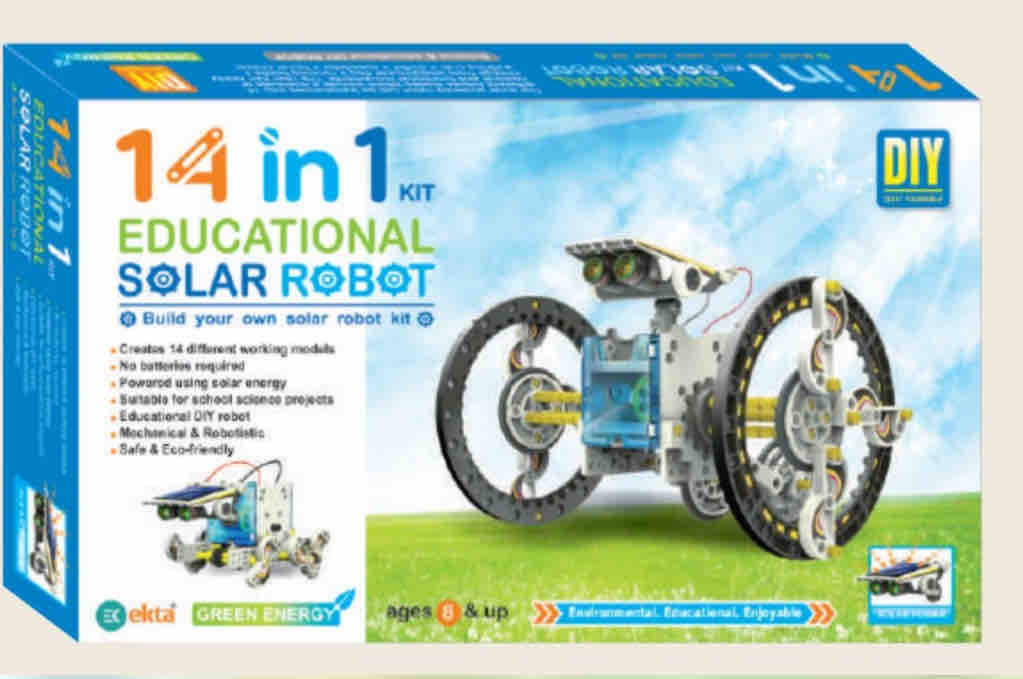 Educational Solar Robot 14 in 1 Kit