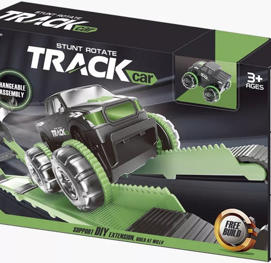 Electric Stunt Rotate Track Toy Car