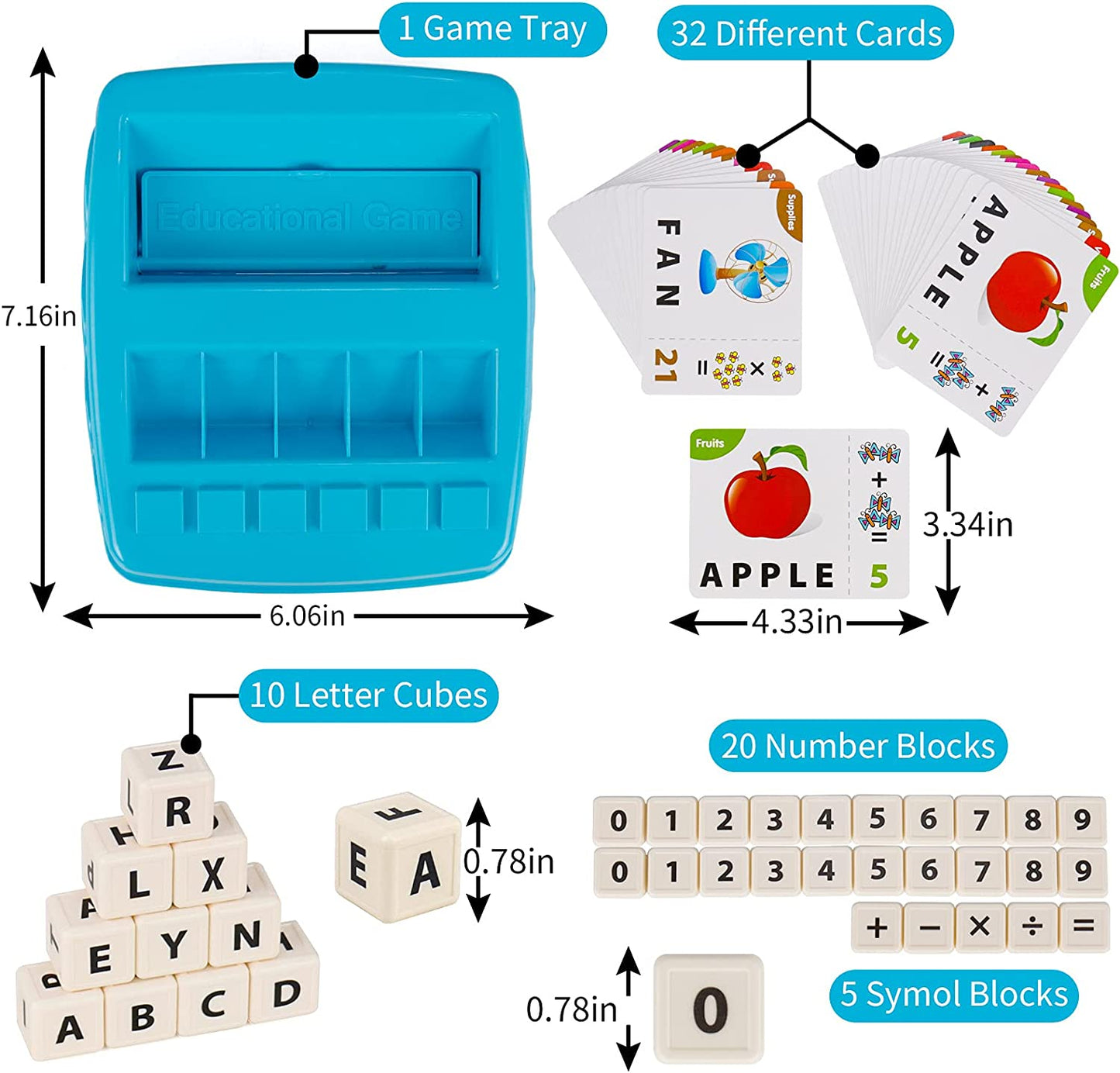 Fun and Educational Toys for Kids - Alphabet and Math Learning Gifts