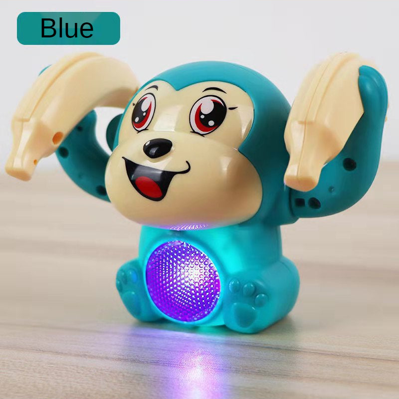 Tumbling Monkey Adventure: Electric Baby Toy with Light and Music