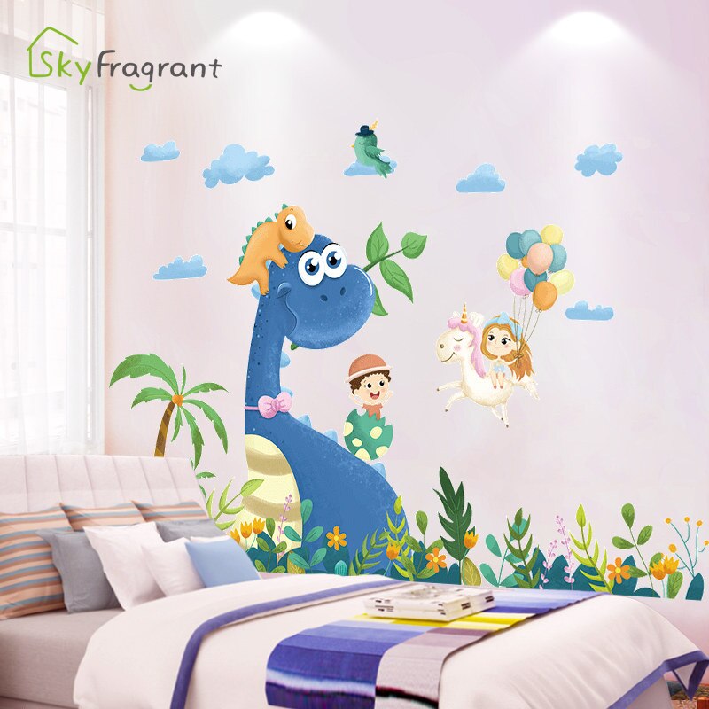 Dinosaur Wall Stickers for Boys' Room and Kids' Bedroom Decor