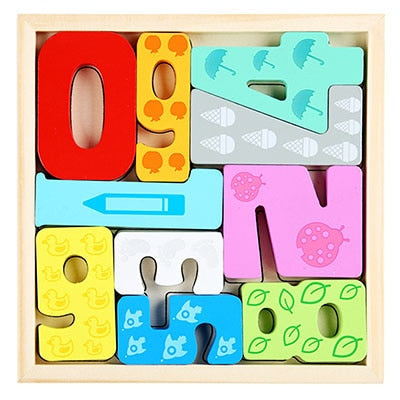 3D Wooden Tangram Puzzles for Math Learning