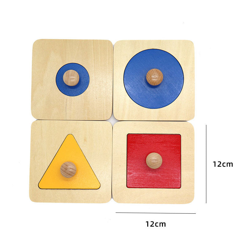 Wooden Memory Match Puzzles