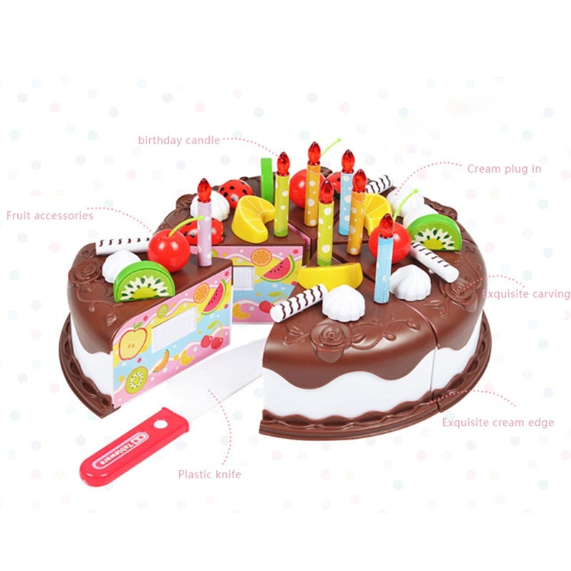 Birthday Cake Set for Imaginative Kitchen Play