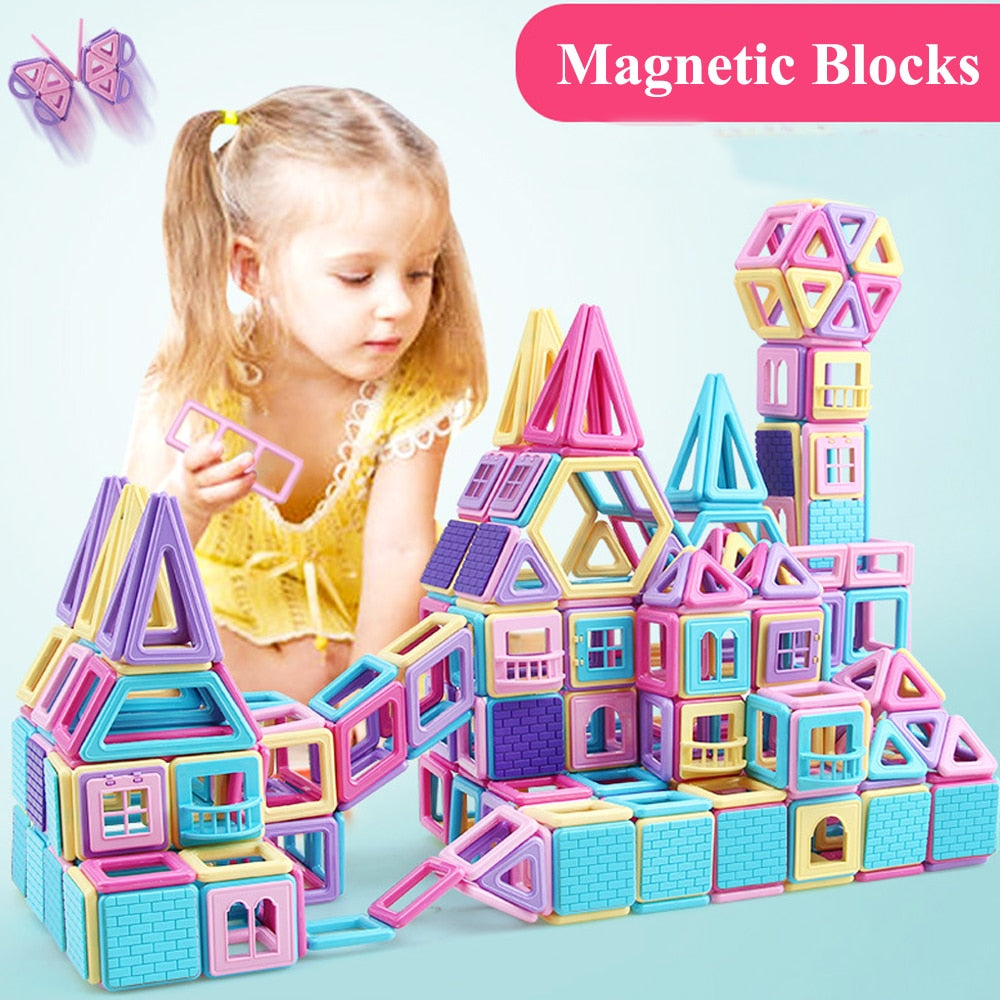 99 pcs Mini Magnetic Designer Construction Set - Creative Building Blocks