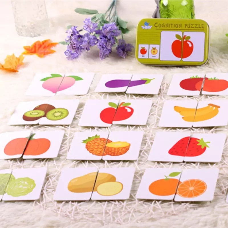 Matching Cards Set Puzzle for Kids