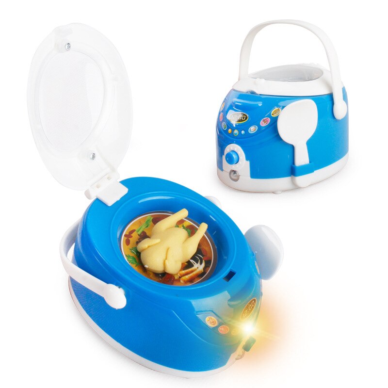 Kitchen Pretend Play Toy - Light-Up and Sound Simulation for Engaging Fun