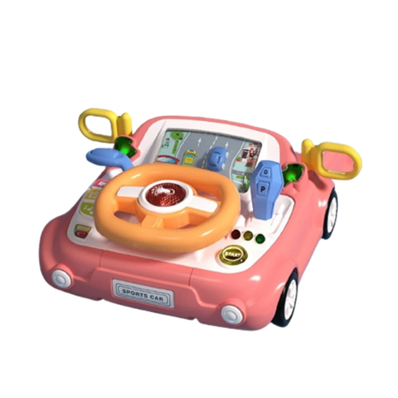 Explorative Play: Toddler's Learning Driving Steering Wheel Toy
