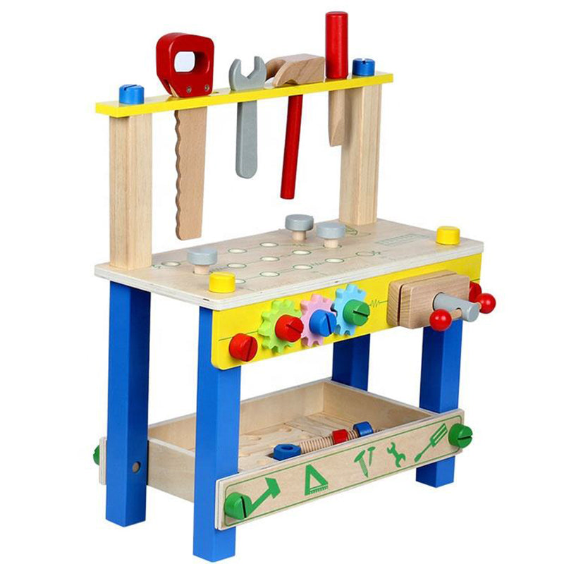 Wooden Tool Table Nut Assembly House: A World of Play and Learning!