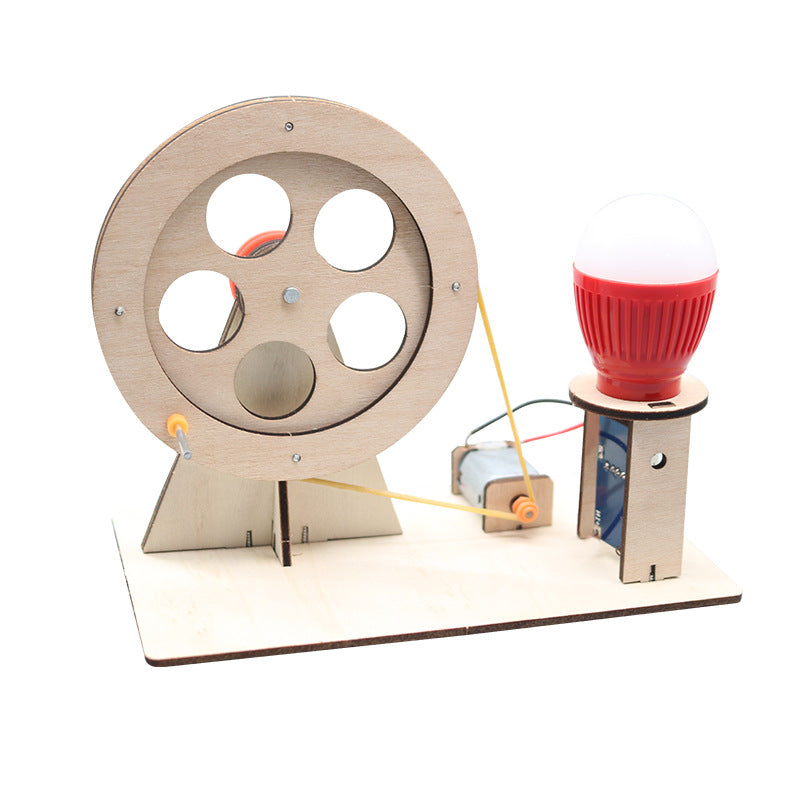 DIY Mini Hand Crank Generator: Fun Science Experiment Kit for Kids