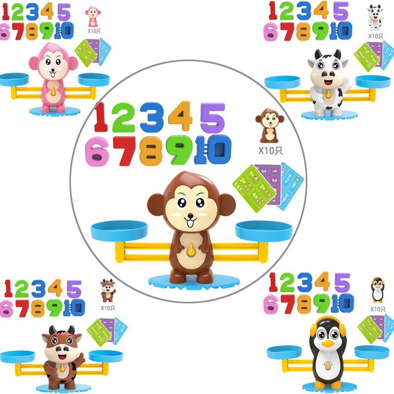 Monkey Balance Montessori Math Toy for Kids