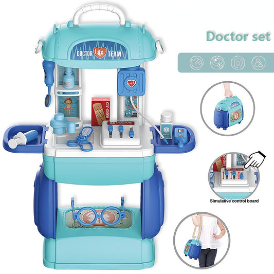 Little Healer's Medical Equipment Set: Early Education Toy Messenger Bag