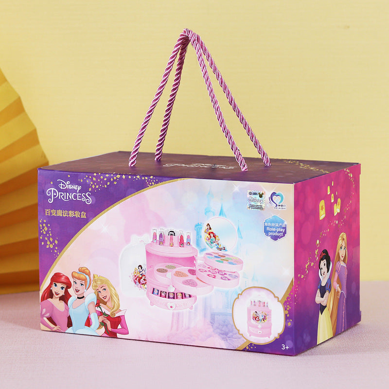 Enchanting Disney Princess Beauty Set: Snow White & Elsa Cosmetics Makeup Box