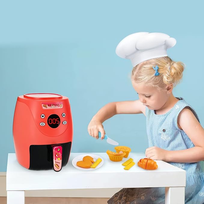 Kids Air Fryer with Play Food