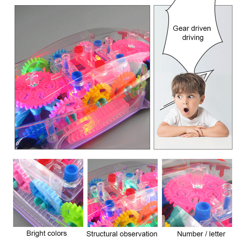 Flash and Race: LED Music Electric Racing Car Toy for Kids