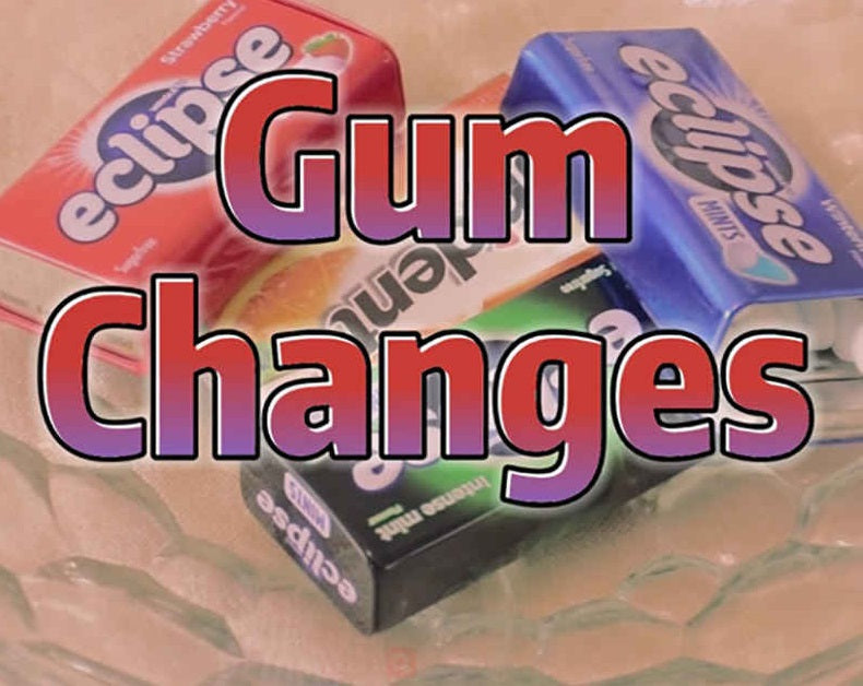 Gum Changes Magic Trick - Close-Up Street Magic and Mentalism