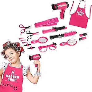 Hair Saloon Toys for Girls 17 Pcs