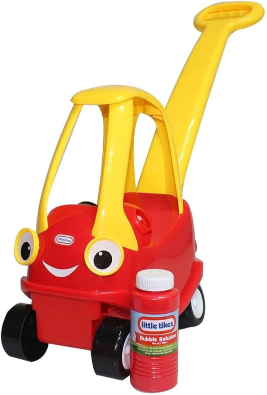 Mini Push Car Bubble Maker Machine