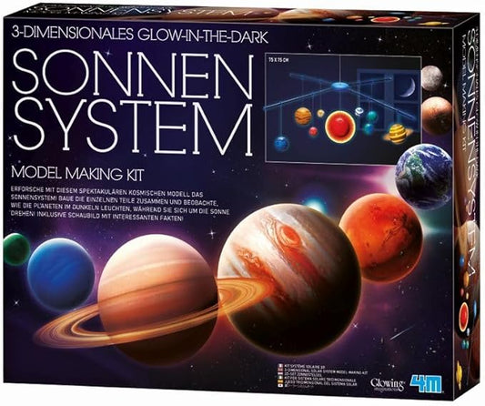 Model Making Kit - 3D Leuchtendes Sonnensystem - Glowing