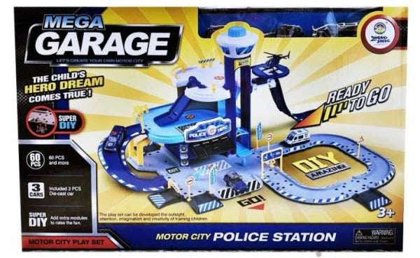 Motor City Police Station 60 Pcs