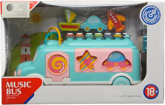 Musical Shape Matching Bus Toy