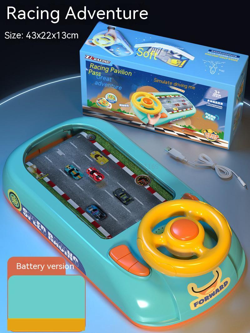 Adventure on Wheels: Kids' Electric Steering Wheel Driving Toy