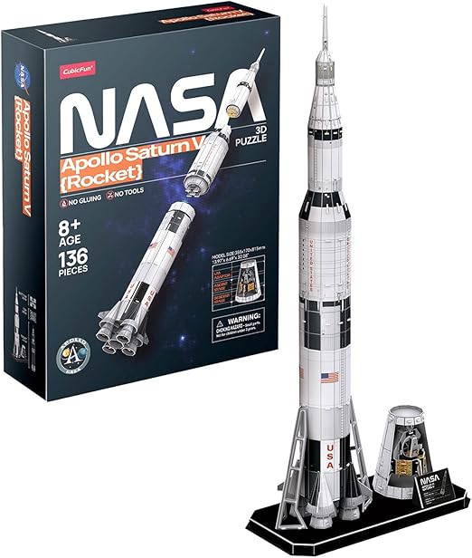 Nasa Rocket building set 136 pcs