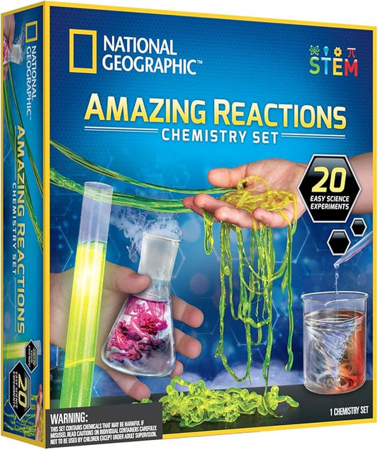 National Geographic Amazing reactions chemestry set